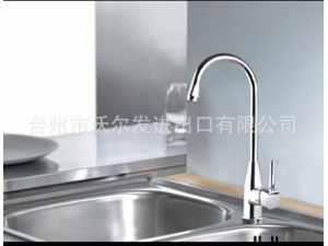冷热单孔厨房菜盆水龙头 锌合金水槽龙头