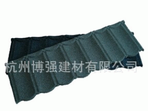 大量批发彩石金属瓦 彩砂金属瓦 博强品牌