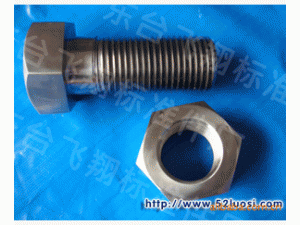 【工厂直销】化工用耐酸碱钛钢螺丝，钛钢螺帽，常用规格现货