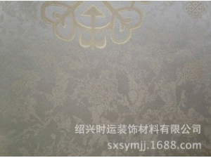 厂家直销美嘉锦无缝墙布提花雕花工艺抗静电壁布壁画