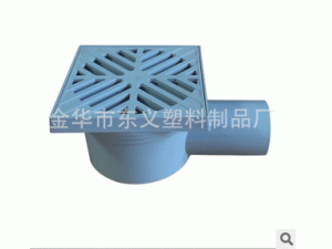 PVC12cm侧向地漏，防臭地漏