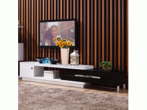 新红阳大理石电视柜欧式创意烤漆大容量加长伸缩电视柜DD9060